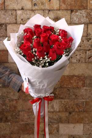21 Red Roses Bouquet