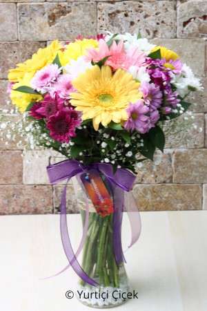 Spring Flowers in a Vase